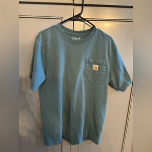 Carhartt green/blue pocket T. Sz S
